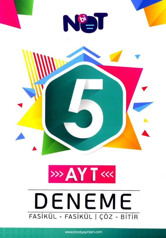 BiNot Yayınları AYT 5li Deneme BiNot Yayınları AYT 5li Deneme