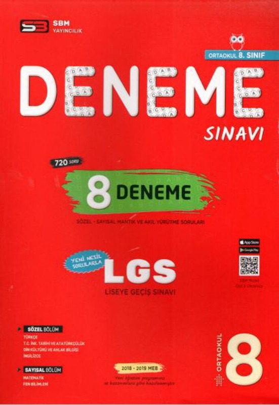 Soru Bankası Merkezi Yayınları 8. Sınıf LGS 8 li Deneme Sınavı Soru Bankası Merkezi Yayınları 8. Sınıf LGS 8 li Deneme Sınavı