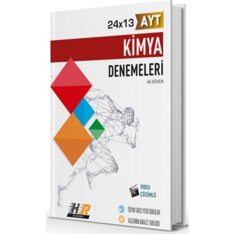 Hız ve Renk Yayınları AYT Kimya 24x13 Denemeleri Hız ve Renk Yayınları AYT Kimya 24x13 Denemeleri