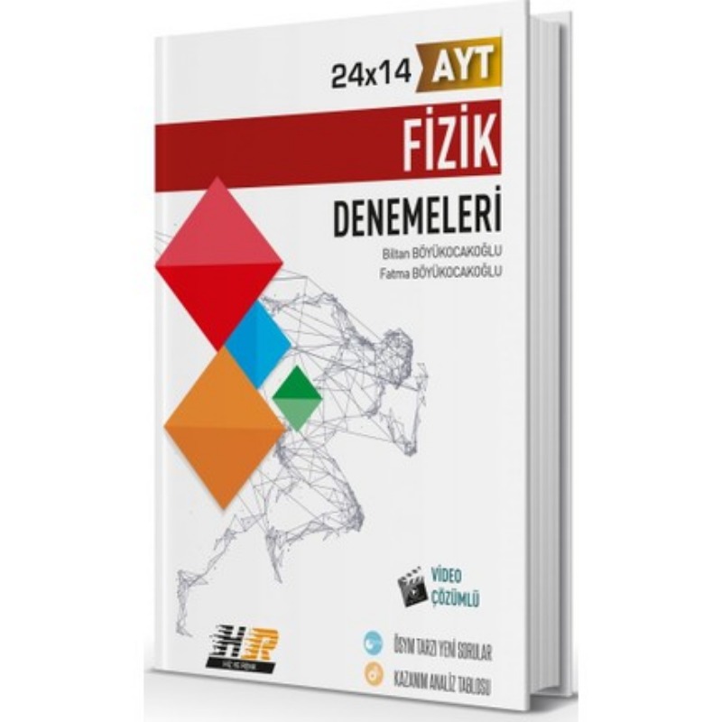 Hız ve Renk Yayınları AYT Fizik 24x14 Denemeleri Hız ve Renk Yayınları AYT Fizik 24x14 Denemeleri