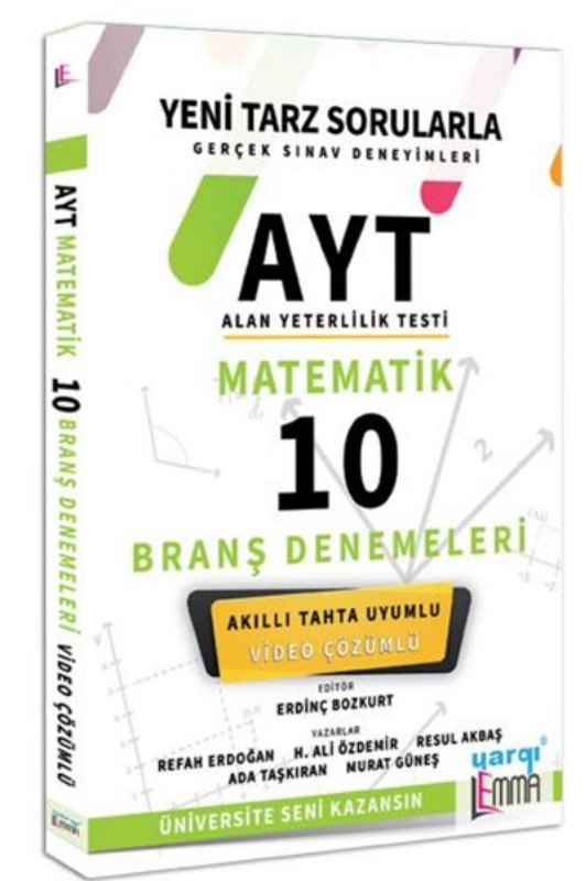 Yargı Lemma Yayınları AYT Matematik Video Çözümlü 10 Branş Denemeleri Yargı Lemma Yayınları AYT Matematik Video Çözümlü 10 Branş Denemeleri