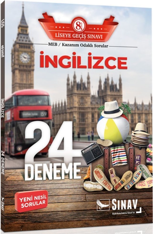 Sınav Yayınları 8. Sınıf LGS İngilizce 24 Deneme Sınav Yayınları 8. Sınıf LGS İngilizce 24 Deneme