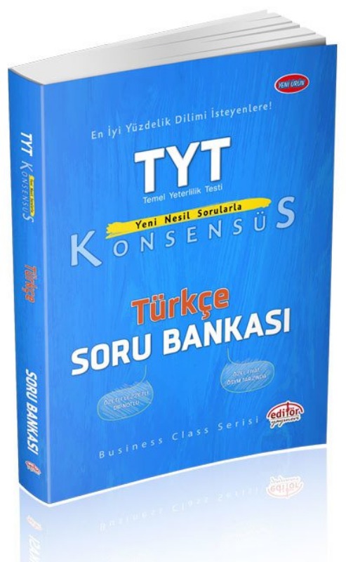 TYT Konsensüs Türkçe Soru Bankası Editör yayinevleri TYT Konsensüs Türkçe Soru Bankası Editör yayinevleri