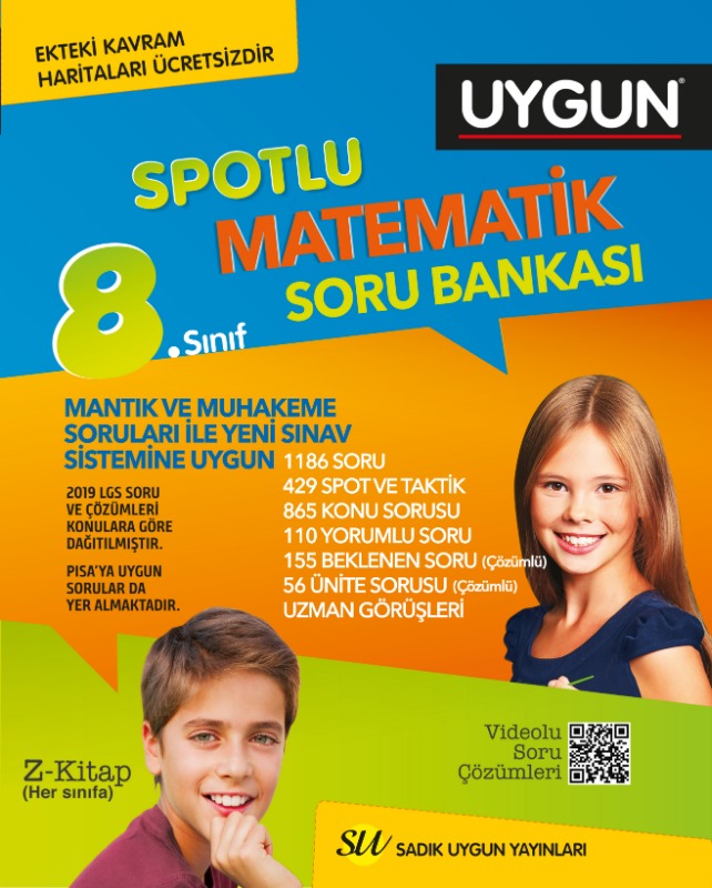 8. Sınıf Matematik Soru Bankası Sadık Uygun Yayınları 8. Sınıf Matematik Soru Bankası Sadık Uygun Yayınları