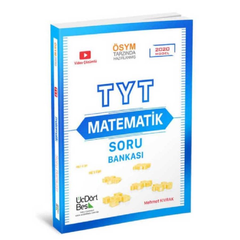 TYT Matematik Soru Bankası ÜçDörtBeş Yayınları TYT Matematik Soru Bankası ÜçDörtBeş Yayınları