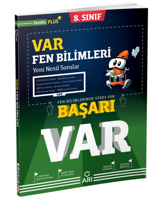 8. Sınıf BAŞARI VAR Fen Bilimleri Yeni Nesil Soru Bankası Arı Yayınları 8. Sınıf BAŞARI VAR Fen Bilimleri Yeni Nesil Soru Bankası Arı Yayınları