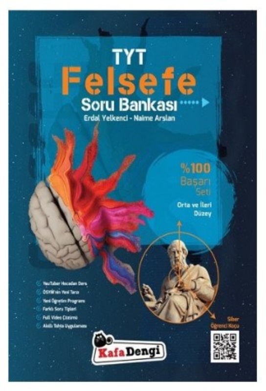 TYT Felsefe Orta ve İleri Düzey Soru Bankası Kafa Dengi Yayınları TYT Felsefe Orta ve İleri Düzey Soru Bankası Kafa Dengi Yayınları