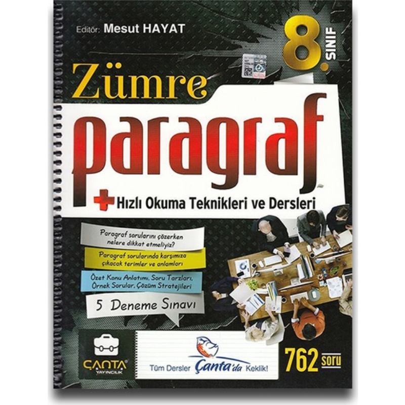 8. Sınıf Zümre Paragraf Çanta Yayınları 8. Sınıf Zümre Paragraf Çanta Yayınları