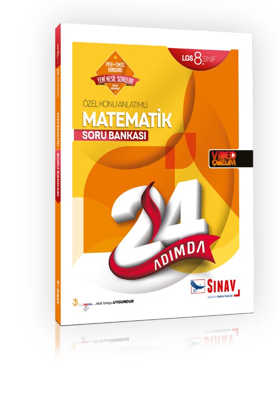 Sınav Yayınları 8. Sınıf LGS Matematik 24 Adımda Özel Konu Anlatımlı Soru Bankası Sınav Yayınları 8. Sınıf LGS Matematik 24 Adımda Özel Konu Anlatımlı Soru Bankası