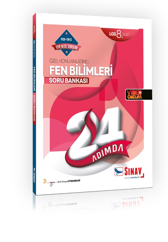 Sınav Yayınları 8. Sınıf LGS Fen Bilimleri 24 Adımda Özel Konu Anlatımlı Soru Bankası Sınav Yayınları 8. Sınıf LGS Fen Bilimleri 24 Adımda Özel Konu Anlatımlı Soru Bankası