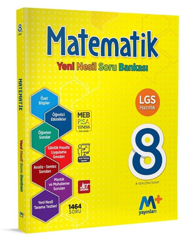 8. Sınıf Matematik Yeni Nesil Soru Bankası Martı Okul Yayınları 8. Sınıf Matematik Yeni Nesil Soru Bankası Martı Okul Yayınları