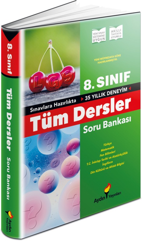 8. Sınıf Tüm Dersler Soru Bankası Aydın Yayınları 8. Sınıf Tüm Dersler Soru Bankası Aydın Yayınları