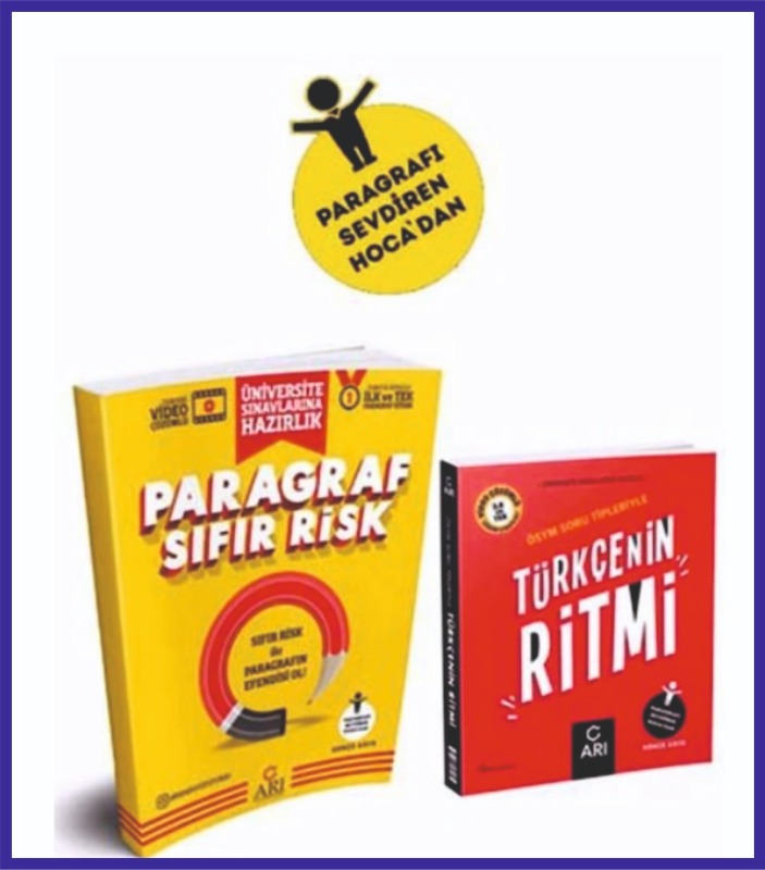 Paragraf Sıfır Risk Soru Bankası ve Türkçe Ritmi Set Paragraf Sıfır Risk Soru Bankası ve Türkçe Ritmi Set