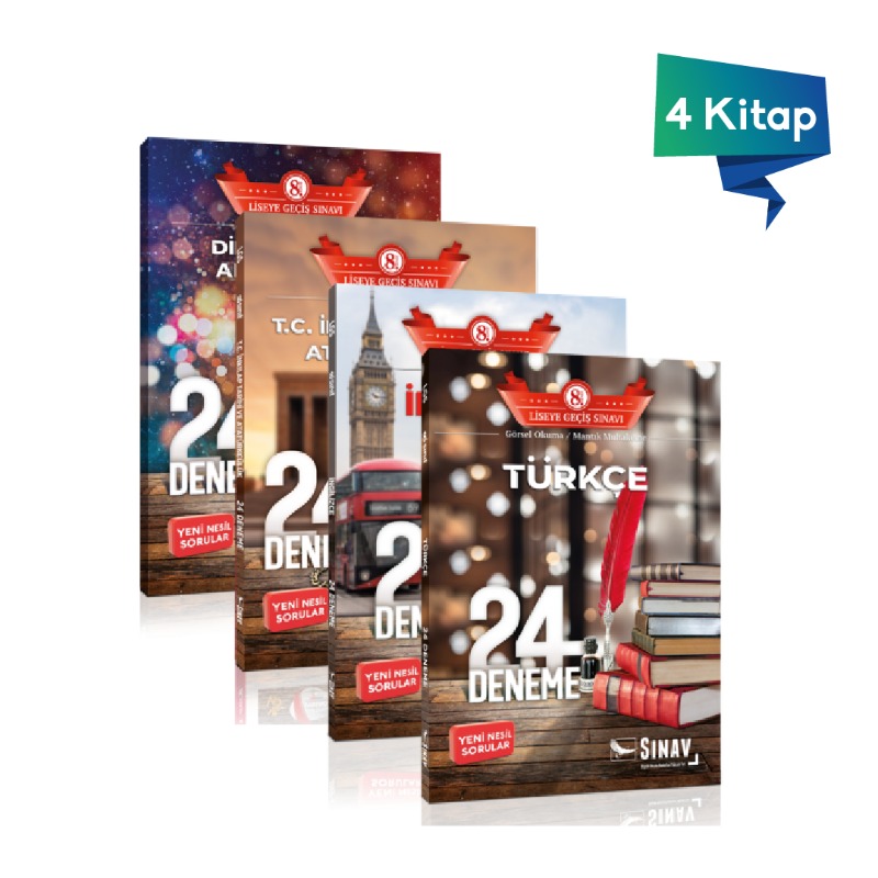 Sınav Yayınları 8. Sınıf LGS Sözel 24 Deneme Kazandıran Set Sınav Yayınları 8. Sınıf LGS Sözel 24 Deneme Kazandıran Set